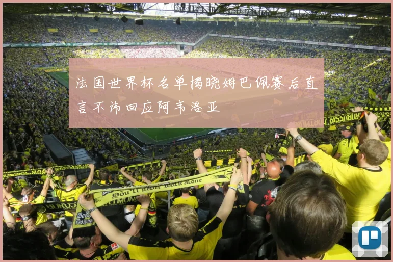 法国世界杯名单揭晓姆巴佩赛后直言不讳回应阿韦洛亚